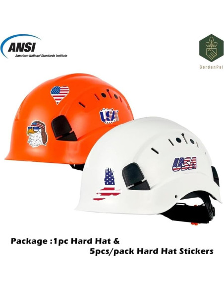 Casco de Seguridad GardenPal Naranja Ajustable Ventilado ABS Casco de Seguridad GardenPal Naranja Ajustable Ventilado ABS