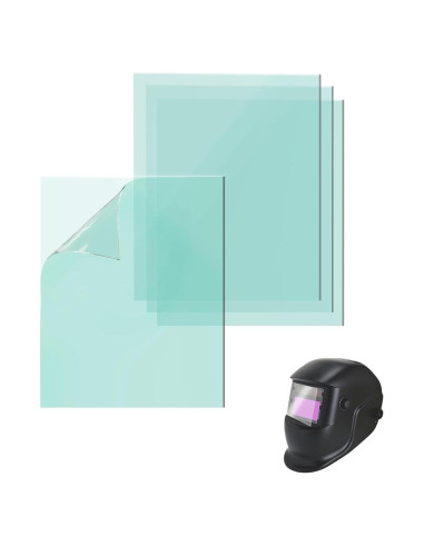 Cubierta de lente Dalekay 114x133mm 10 piezas para casco