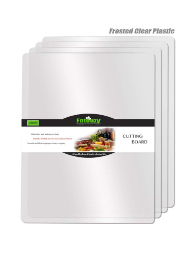 Tablas de Cortar Flexibles Fotouzy, Set de 4, 38 x 30.5 cm, Sin BPA