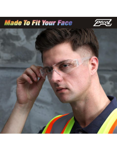 Gafas de Seguridad 28 Paquetes Cristal Claro ANSI Z87.1 2