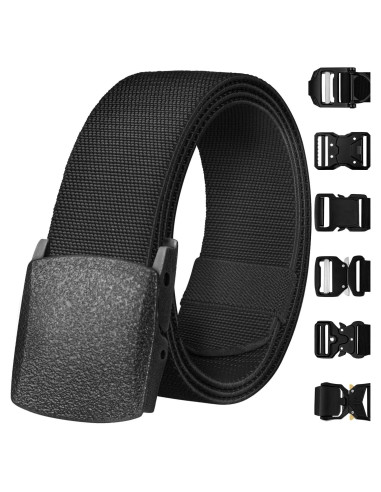 Cinturón Táctico TECEUM Negro XL 117-127 cm Nylon