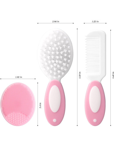 Juego de Cuidado para Bebé Bloomlet Baby 3 Piezas Rosa