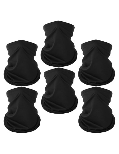 Paquete de 6 Gaiters de Cuello Balaclava - Accesorios Unisex