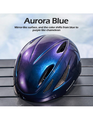 Casco de Bicicleta Odoland SP0916NL Ajustable 54-62 cm Azul