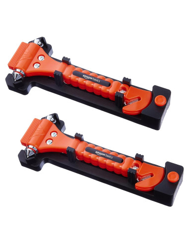 Cortador de Cinturón y Martillo de Ventanas Amazon Basics