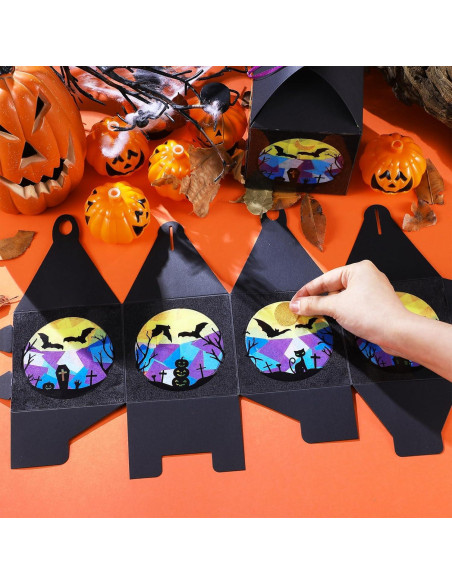 Kit de Manualidades Halloween VIHOSE 16 Sets Murciélago DIY Kit de Manualidades Halloween VIHOSE 16 Sets Murciélago DIY