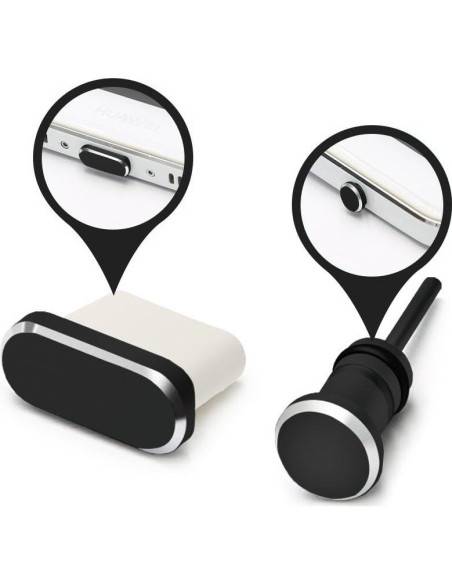 Juego de Tapones de Polvo USB-C PortPlugs para iPhone y Samsung Juego de Tapones de Polvo USB-C PortPlugs para iPhone y Samsung