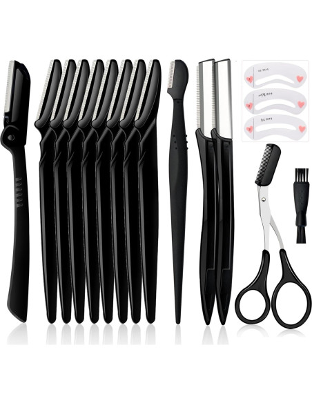 Kit de Cuchillas para Cejas Huanfu - Dermaplaning y Recorte Facial Kit de Cuchillas para Cejas Huanfu - Dermaplaning y Recorte Facial