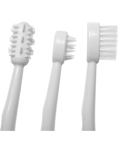 Juego de Cepillos de Dientes Dreambaby 3 Etapas - Blanco