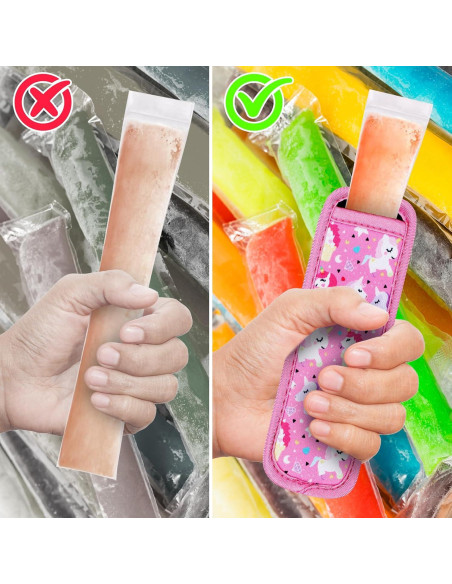 Mangas Reutilizables para Helados 6 Piezas Neopreno Multicolor Mangas Reutilizables para Helados 6 Piezas Neopreno Multicolor