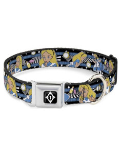 Collar de Perro Buckle-Down Disney 23-38 cm Negro y Blanco