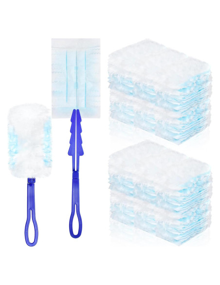 Recargas de Plumero Desechables Elesunory 100 Pcs Azul Recargas de Plumero Desechables Elesunory 100 Pcs Azul