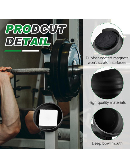 Contenedor de Tiza Magnético SiliFine para Gimnasio 12.7cm Contenedor de Tiza Magnético SiliFine para Gimnasio 12.7cm