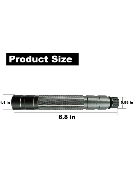 Extensión CNC para Bastón de Senderismo aiGear Gris Extensión CNC para Bastón de Senderismo aiGear Gris