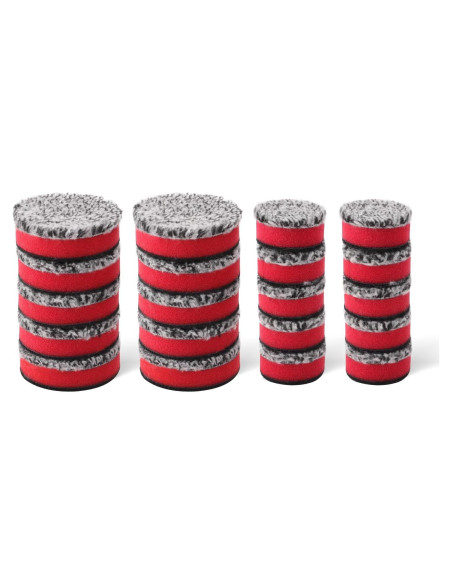 Almohadillas de Corte de Microfibra SPTA 2" Paquete de 10 Almohadillas de Corte de Microfibra SPTA 2" Paquete de 10