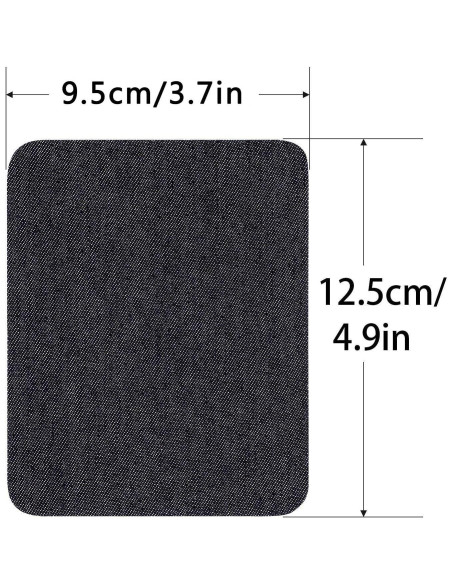 Parches Termoadhesivos AKOAK 6 Piezas 12.5x9.5 cm Negro Parches Termoadhesivos AKOAK 6 Piezas 12.5x9.5 cm Negro