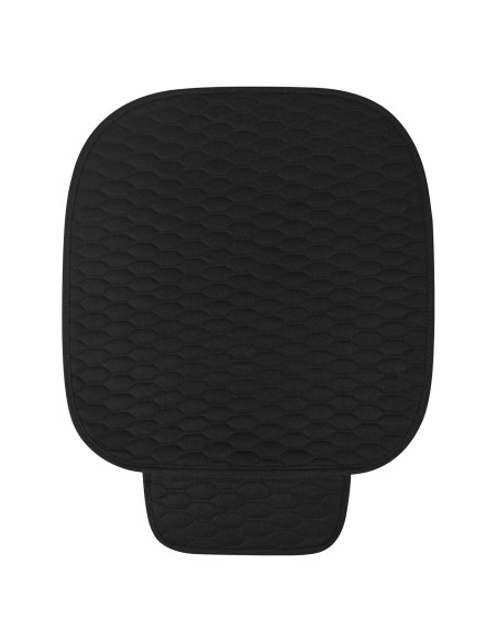 Fundas de Asiento de Coche ZJHELM 2 Pcs Lino Negro Universal Fundas de Asiento de Coche ZJHELM 2 Pcs Lino Negro Universal