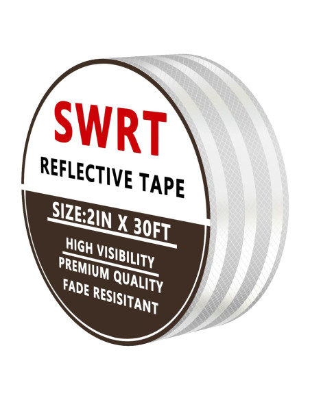 Cinta Reflectante SWRT 5.08 cm x 9.14 m Impermeable DOT-C2 Cinta Reflectante SWRT 5.08 cm x 9.14 m Impermeable DOT-C2