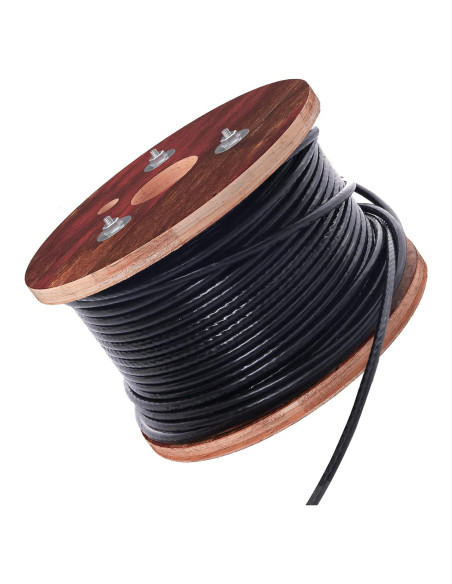 Cable de Alambre Recubierto Houseables 76.2m Negro 7x7 Cable de Alambre Recubierto Houseables 76.2m Negro 7x7