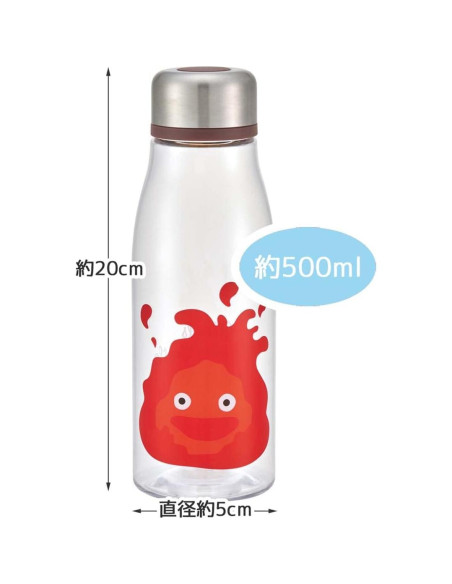 Botella de Agua Skater 500ml Calcifer - Infusor y Ligera Botella de Agua Skater 500ml Calcifer - Infusor y Ligera