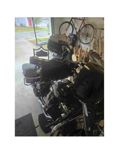 Guardamanos Sobredimensionados FreeAgain para Motocicleta - Negro
