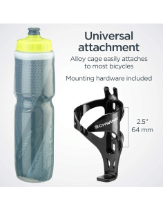 Botella de Agua Aislada Schwinn 750 mL con Soporte Reflectante 2