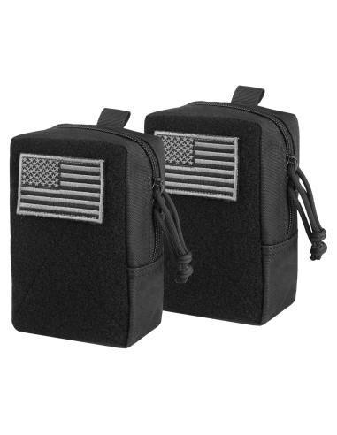 Bolsa Táctica AMYIPO Mini MOLLE Compacta 15x10x5cm 2PCS