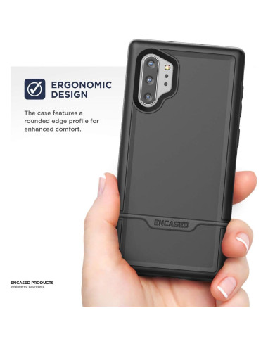 Funda Protectora Encased Grado Militar para Samsung Note 10+ Negra