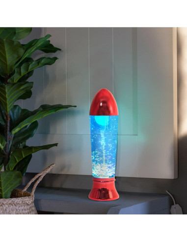 Lámpara Tornado LED YAKii 26.7 cm Color Rojo Decorativa