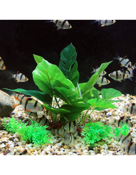 Plantas de Seda para Acuario ALEGI - 5 Unidades 15 cm Plantas de Seda para Acuario ALEGI - 5 Unidades 15 cm
