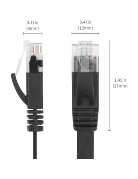 Cable Ethernet Retráctil Iskueal 1.0m Cat6 RJ45 Alta Velocidad Cable Ethernet Retráctil Iskueal 1.0m Cat6 RJ45 Alta Velocidad