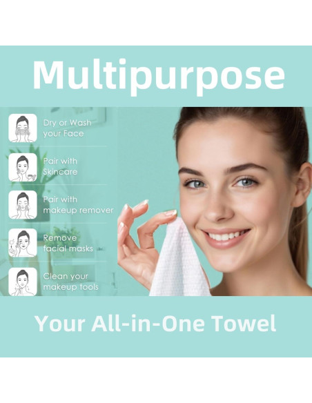 Toallas Faciales Desechables WUJI Ultra Suaves 60 Unidades Toallas Faciales Desechables WUJI Ultra Suaves 60 Unidades