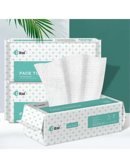 Toallas Faciales Desechables WUJI Ultra Suaves 60 Unidades Toallas Faciales Desechables WUJI Ultra Suaves 60 Unidades