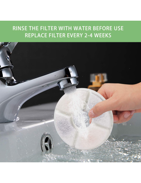 Filtros de Reemplazo para Fuente de Agua Gatos Wonder Creature 6 Pzas Filtros de Reemplazo para Fuente de Agua Gatos Wonder Creature 6 Pzas