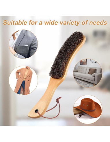 Cepillo para Sombreros Starfa de Cerda de Jabalí 26.9 cm