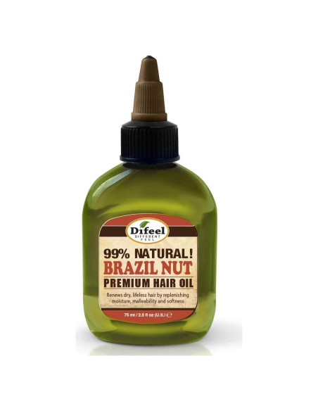 Aceite Capilar Natural Difeel Nuez de Brasil 70.87g Hidratante Aceite Capilar Natural Difeel Nuez de Brasil 70.87g Hidratante