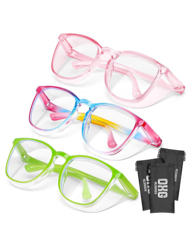 Gafas de Seguridad OXG 3 Paquete Antivaho Luz Azul