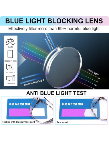 Gafas de Seguridad OXG 3 Paquete Antivaho Luz Azul