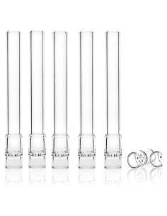 Paquete de 5 tubos de vidrio Gbcjvbr 110mm para química