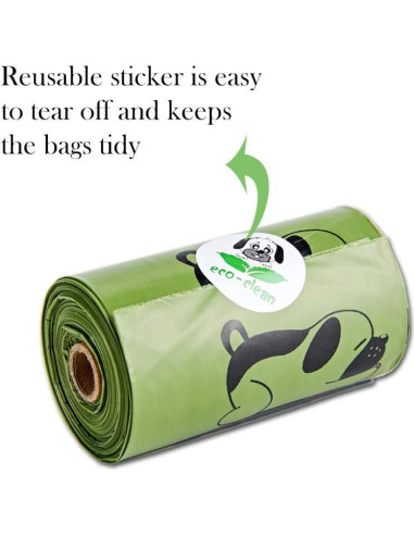 Bolsas de Desechos Biodegradables ECO-CLEAN 240 Unidades