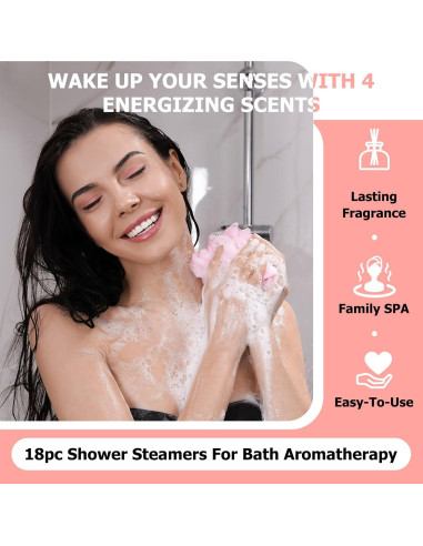 Bombas de Ducha Aromaterapia SWCANDY 18 Piezas - Regalos Relax