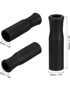 Puntas de Pajitas de Silicona Reutilizables uxcell 8 Piezas 6mm 2