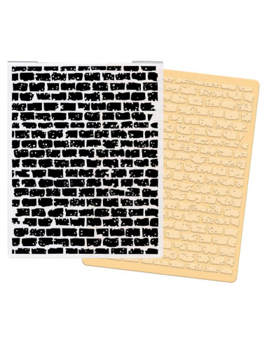 Carpeta de Embossing ALIBBON Pared de Ladrillo 14.48x9.91cm