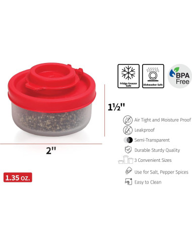 Set de 2 Saleros y Pimenteros Pequeños Signora Ware 38.1 g