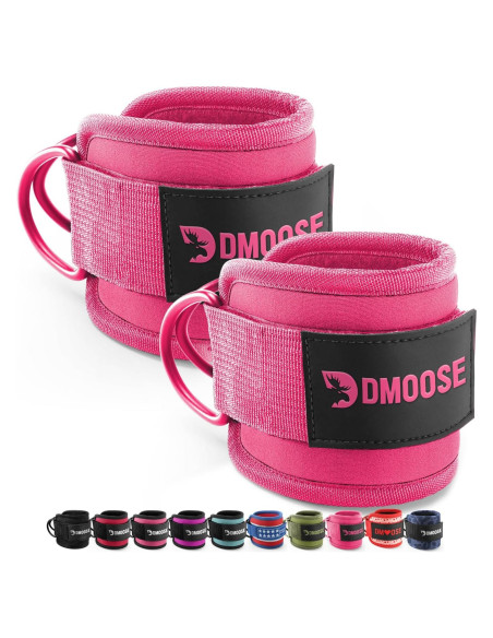 Estribos de Tobillo DMoose para Máquina de Cable - Acolchado 8mm Estribos de Tobillo DMoose para Máquina de Cable - Acolchado 8mm