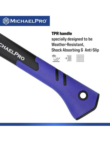 Hacha de División MichaelPro 45.72 cm con Mango de Fibra