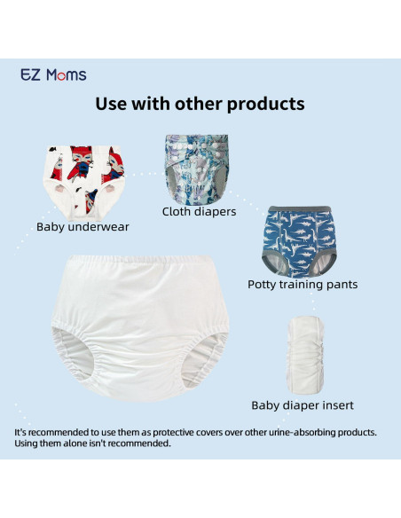 Cubierta de Pañal Reutilizable EZ Moms 1T para Niños Cubierta de Pañal Reutilizable EZ Moms 1T para Niños
