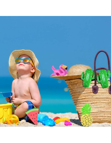 Pinzas para Toallas de Playa 4 Pcs Verde Cactus Aoozleny