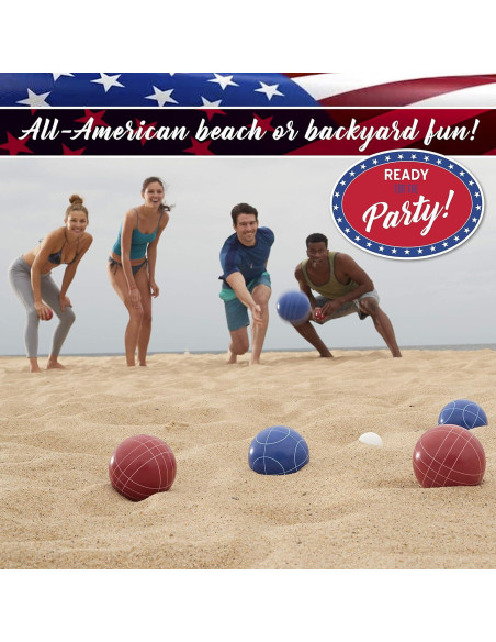 Conjunto de Pelotas de Bocce Franklin Sports - 8 Pelotas y 1 Pallino Conjunto de Pelotas de Bocce Franklin Sports - 8 Pelotas y 1 Pallino
