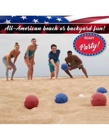 Conjunto de Pelotas de Bocce Franklin Sports - 8 Pelotas y 1 Pallino